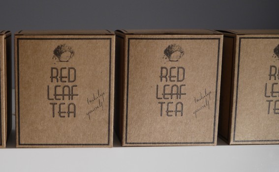 Red Leaf Tea Boxes